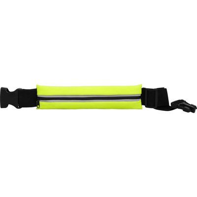 Cinturón deportivo elástico e impermeable Amarillo Fluor/ Negro UNICA