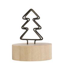 Clip par notas de diseño navideño Arbol