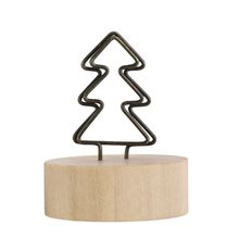 Clip par notas de diseño navideño Arbol