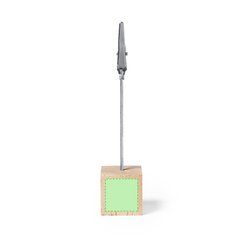 Clip con base de madera | Centrado lado 1 | 20 x 20