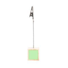 Clip con base de madera | Centrado lado 4 | 20 x 20