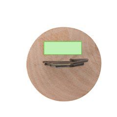 Clip par notas de diseño navideño | Area 1 | 25 x 10