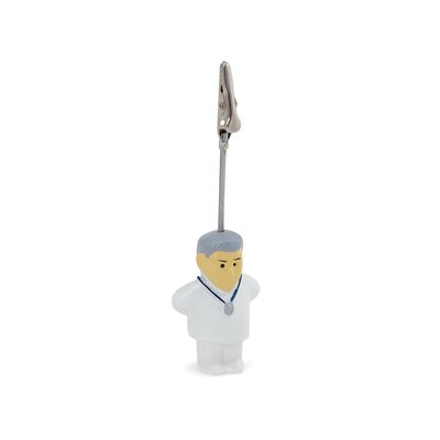 Clip Sobremesa para Notas con Diseño de Médico A