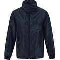 Cortavientos forrado con capucha oculta Navy M