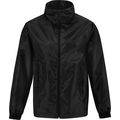 Cortavientos forrado con capucha oculta Black Xl