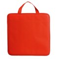 Cojín asiento cuadrado de tela con bolsillo y asa Rojo
