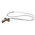 Colgante de madera y nudo ajustable