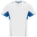 Conjunto camiseta cuello mao y pantalón ajustable BLANCO/ROYAL 2XL