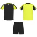 Conjunto Deportivo Unisex 3 Piezas AMARILLO FLUOR/ NEGRO 2XL