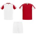 Conjunto Deportivo Unisex 3 Piezas Blanco/Rojo Xl