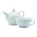 Conjunto de tetera y taza de cerámica 2 en 1