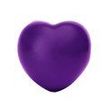 Corazón antiestrés acabado brillante Morado Talla Única Adulto