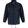 Cortaviento hombre con capucha Navy S