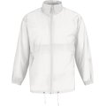Cortaviento hombre con capucha White M