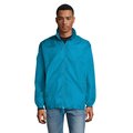 Cortaviento Unisex con Capucha Aqua M