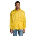 Cortaviento Unisex con Capucha Dorado Xs