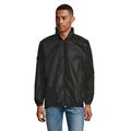 Cortaviento Unisex con Capucha Negro S