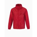 Cortavientos forrado con capucha oculta Red 3XL