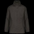 Cortavientos con forro y capucha integrada Dark Grey S