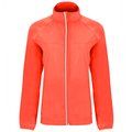 Cortavientos Mujer Ligero CORAL FLUOR XL