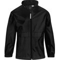 Cortavientos niños con capucha Black 12/14 Ans