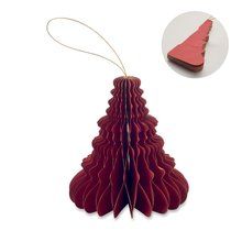 Colgador árbol de Navidad con cierre imán Rojo