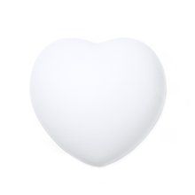 Corazón antiestrés acabado brillante Blanco