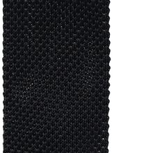 Corbata de punto Black