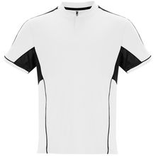 Conjunto camiseta cuello mao y pantalón ajustable Blanco/Negro S
