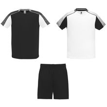 Conjunto Deportivo Unisex 3 Piezas Blanco/Negro S