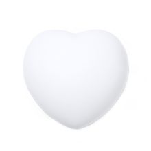 Corazón antiestrés acabado brillante Blanco
