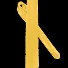 Corbata de poliéster satinado Yellow