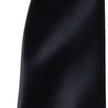 Corbata de satén brillante Black