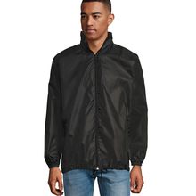 Cortaviento Unisex con Capucha Negro 3Xl