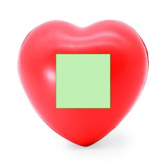 Corazón Antiestrés de PU | Cara A | 18 x 18