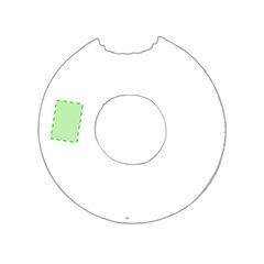 Colchoneta dónut tamaño grande | Lado Izquierdo | 220 x 170