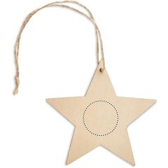Colgante Adorno Estrella en MDF | Trasero | 25 x 25