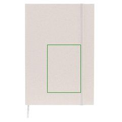 Conjunto de libreta, bolígrafo y botella | Libreta frontal | 70 x 150