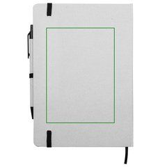 Conjunto Libreta, powerbank y cascos | Libreta trasera | 100 x 140