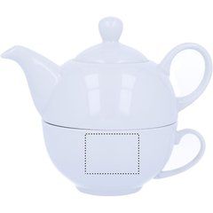 Conjunto de tetera y taza de cerámica 2 en 1 | CUP LEFT | 40 x 30