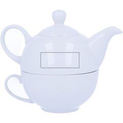 Conjunto de tetera y taza de cerámica 2 en 1 | TEA POT RIGHT | 50 x 20