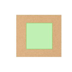 Corazón de Madera con Semillas | Area 1 | 50 x 50