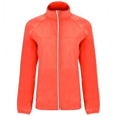 Cortavientos Mujer Ligero Coral Fluor 2Xl