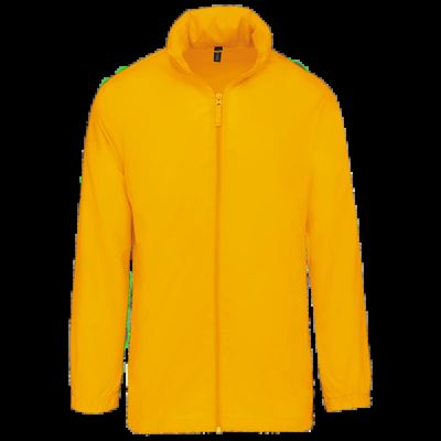 Cortavientos plegable para bolsillo unisex Yellow Xl