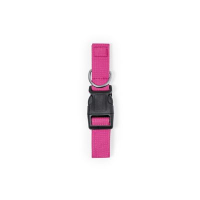Collar Ajustable Mascota Cierre Clic Fucsi