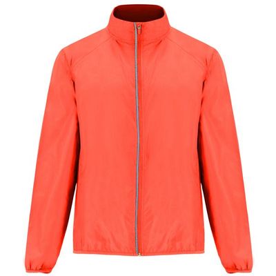 Cortavientos con tejido técnico ligero Coral Fluor M