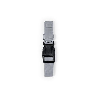 Collar Ajustable Mascota Cierre Clic Gri