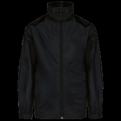 Cortavientos sin forro niño Black 6/8 Ans