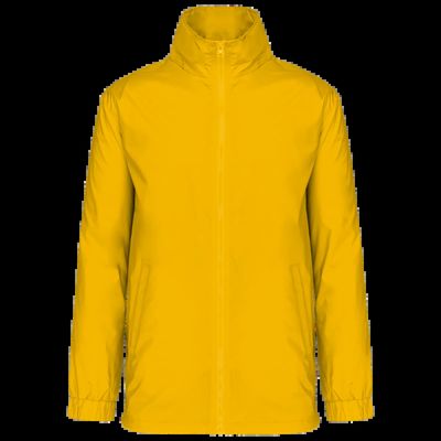 Cortavientos con forro y capucha integrada Yellow Xl