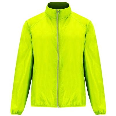 Cortavientos con tejido técnico ligero Amarillo Fluor L